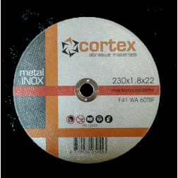 DAA Inox 230x1.8x22 WA 60 TBF F41 80m/s Cortex