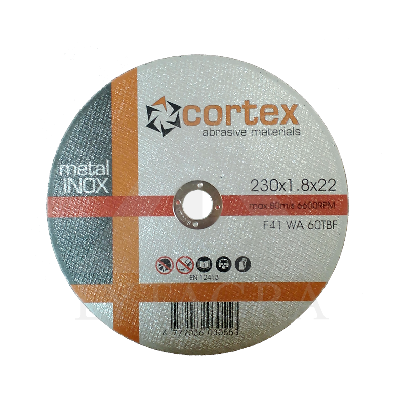 DAA Inox 230x1.8x22 WA 60 TBF F41 80m/s Cortex