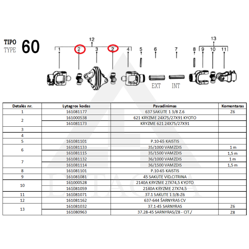 621 KRYZME 24X75/27X91 KYOTO
