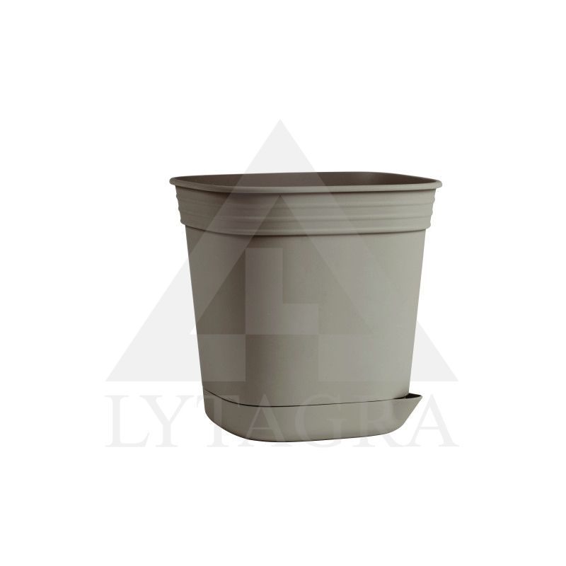 Vazonas ELIZIA 4.5, 20x20x18 cm, pilkai ruda VERTAS