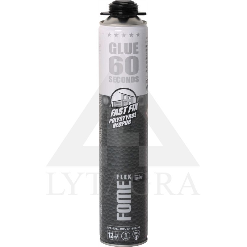 Putos klijai FOME FLEX 60 SECONDS FAST FIX ADHESIVE FOAM, 750 ml