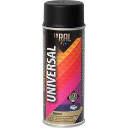 Aeroziliniai dažai INRAL UNIVERSAL RAL9005, Tamsiai juoda, matiniai