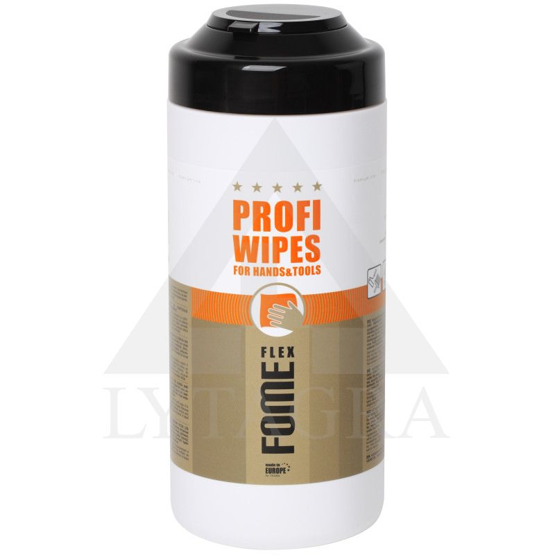 Servetėlės su abrazyvu FOME FLEX PROFI WIPES 75, rankoms ir įrankiams