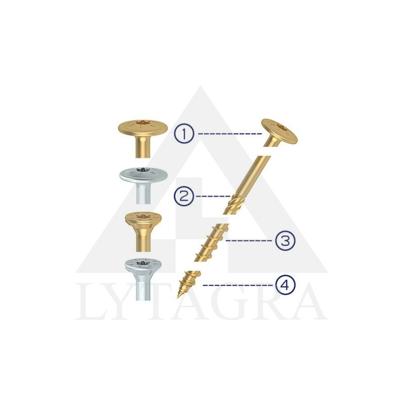 Medsraigtis 6.0-60/36 zng T30 did.galv. GPR (100)