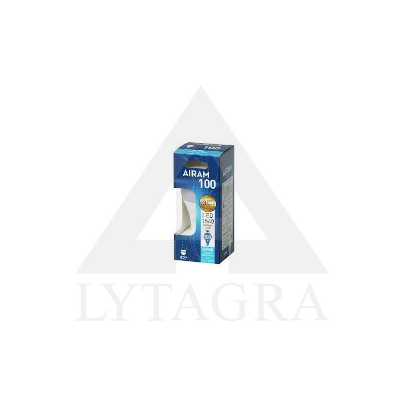 Lemputė LED klasikinė A60, E27, 13W/840, 1560lm, AIRAM