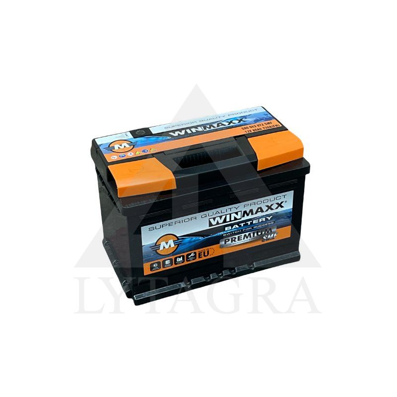 Akumuliatorius Winmaxx 12 V / 80 Ah / 720 A / R+