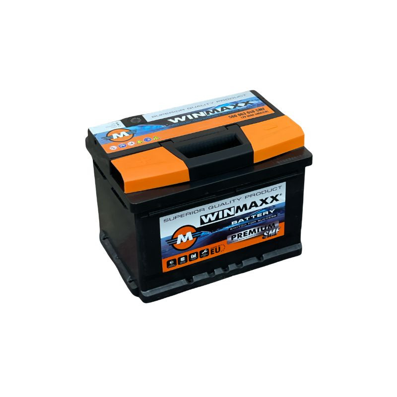 Akumuliatorius Winmaxx 12 V / 60 Ah / 480 A / L+