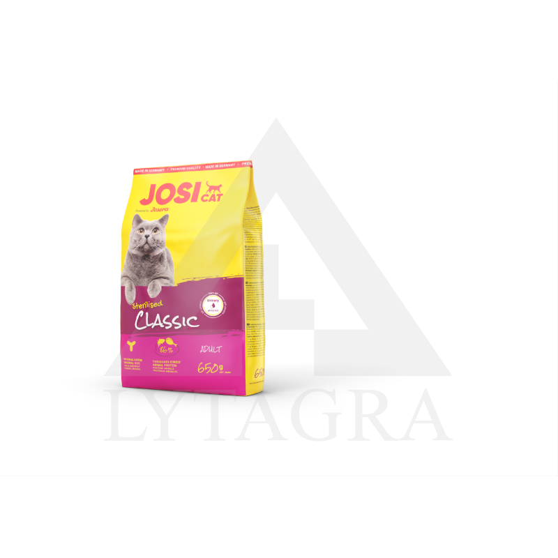 Pašaras sterilizuotoms katėms Classic Josicat 650 g JOS0401