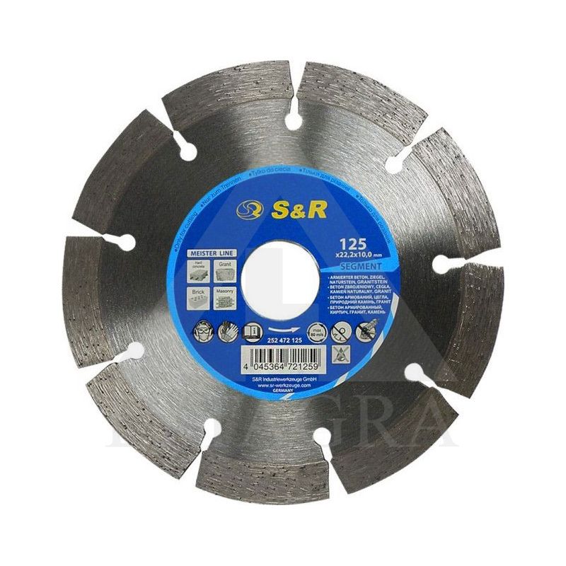 Deim. pjov. diskas 125x22,2x2,2 MEISTER, S&R 252472125