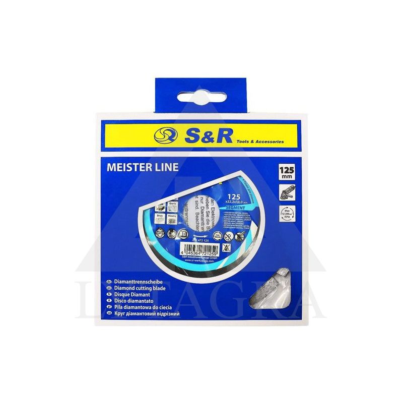 Deim. pjov. diskas 125x22,2x2,2 MEISTER, S&R 252472125