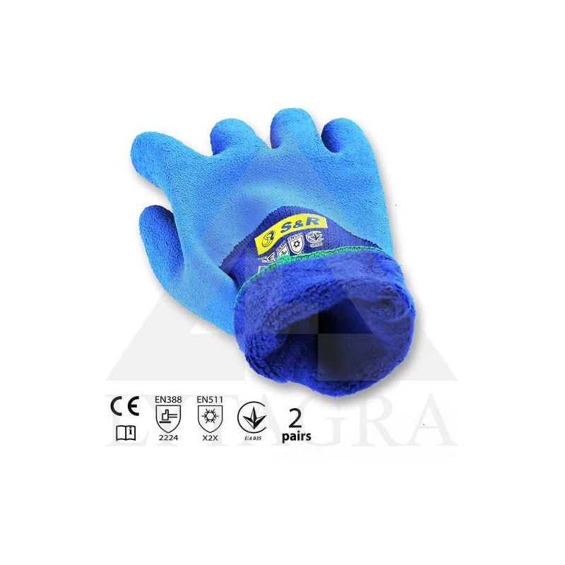 Pirštinės apsaug. 2 poros 9 dydis S&R 602301009