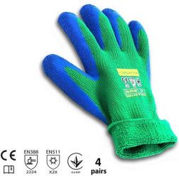 Pirštinės apsaug. 4 poros  9 dydis S&R 602300009