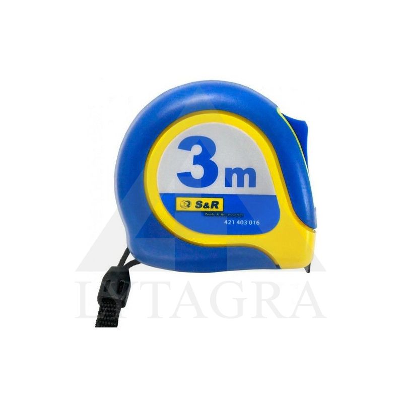 Ruletė S&R 421403016, 3m 16mm