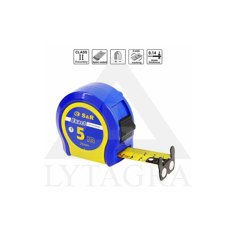 Ruletė Exact S&R 422705025, Q-Point 5m 25mm
