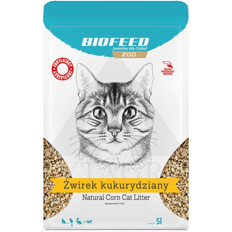 Euphoria natūralus kukurūzų kraikas katėms 5 L 4664002372