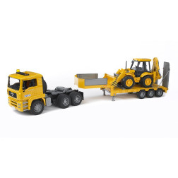 Bruder sunkvežimis su JCB ekskavatoriumi 02776
