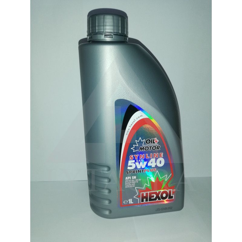 HEXOL 5W40 VARIKLINĖ SINT. ALYVA 1L