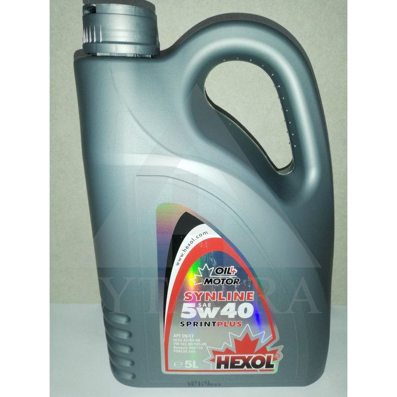 HEXOL 5W40 VARIKLINĖ SINT. ALYVA 5L
