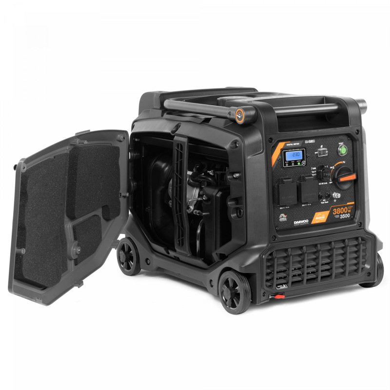 Inverterinis benzininis generatorius Daewoo GDA 4500SEi