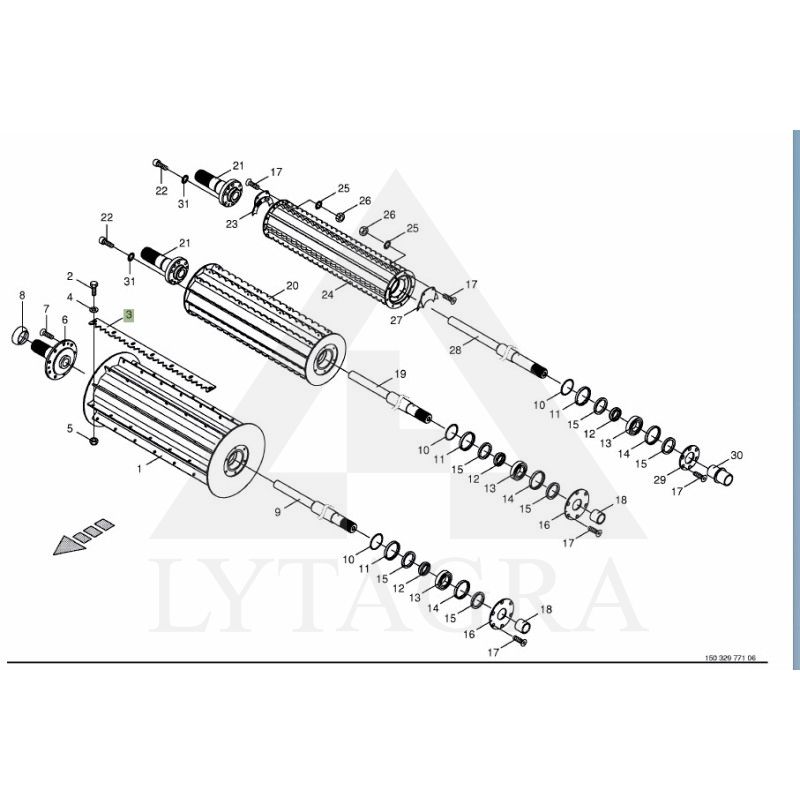 2161981 DANTYTA JUOSTA 5X51X730X15