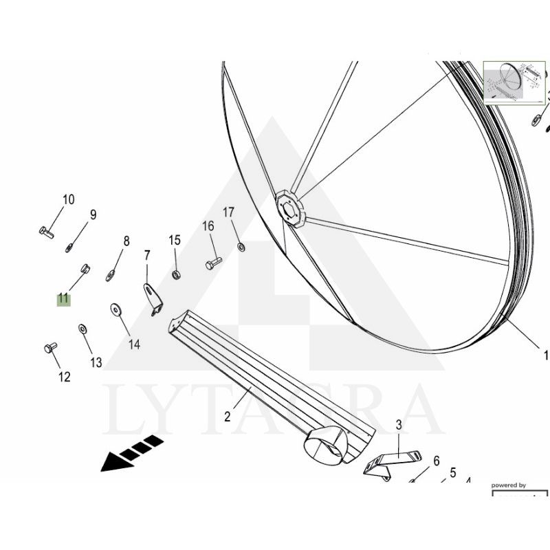 9250440 PLASTIKINIS DANGTELIS 13,3/16X7/9