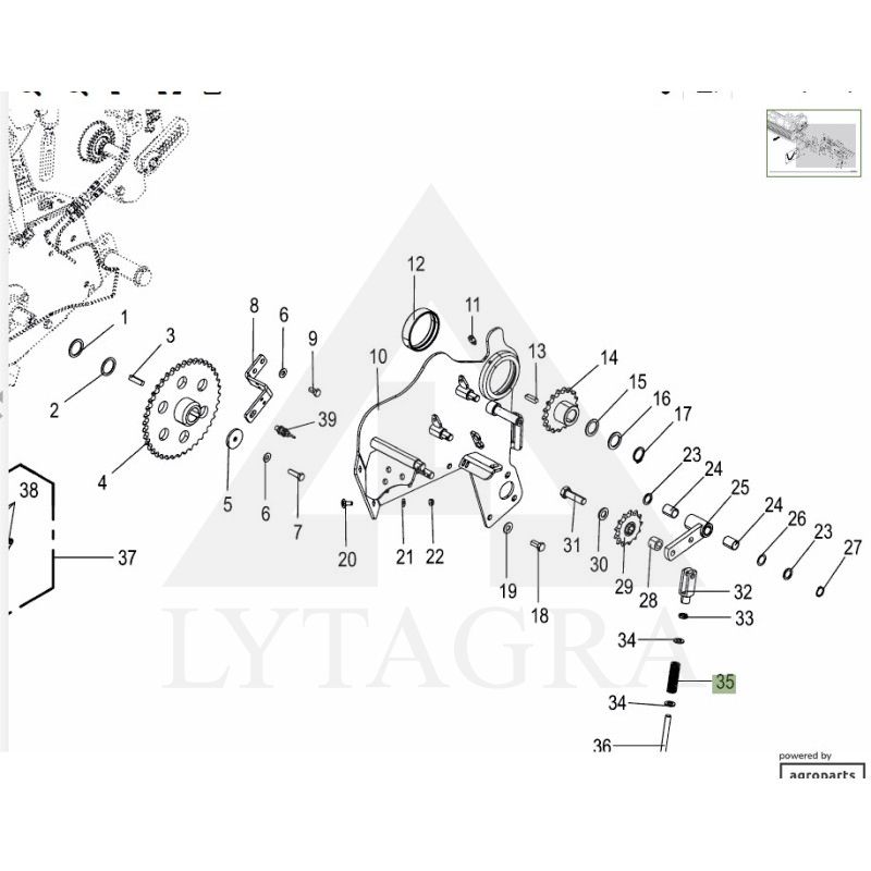 2406142 ĮTEMPĖJO SPYRUOKLĖ