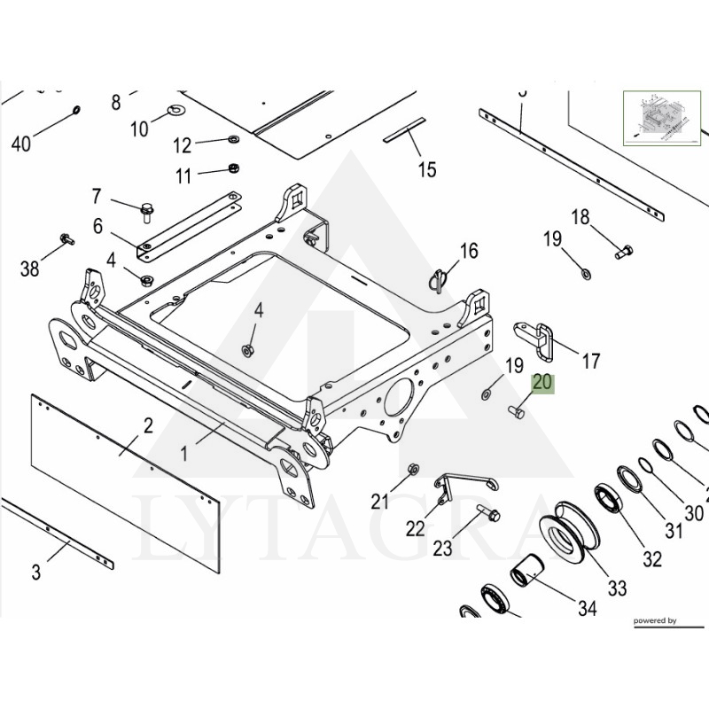 900015020 VARŽTAS M16X35
