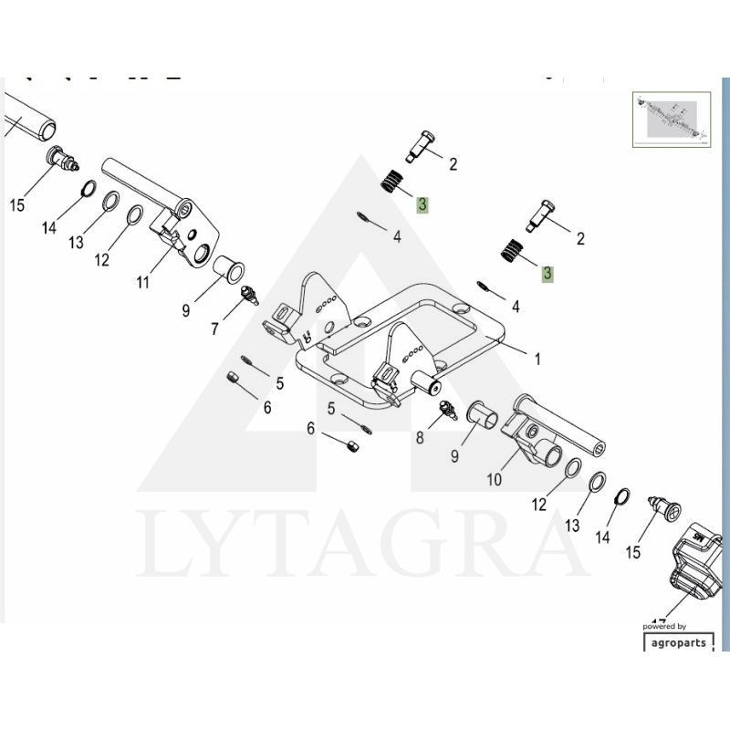 0520532 SUSPAUDIMO SPYRUOKLĖ 2,5X15X23