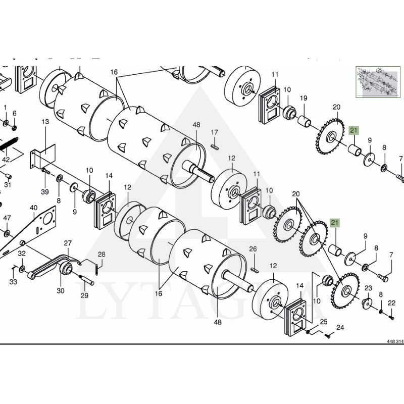 3324900 ĮVORĖ 35,9X42,4X15