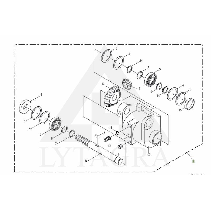202304960 REDUKTORIUS 540 RPM