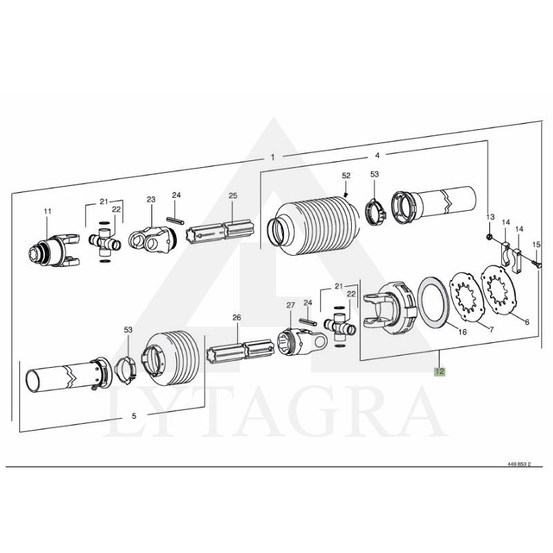 9494001 SANKABA 3/8 Z6 1200 Nm