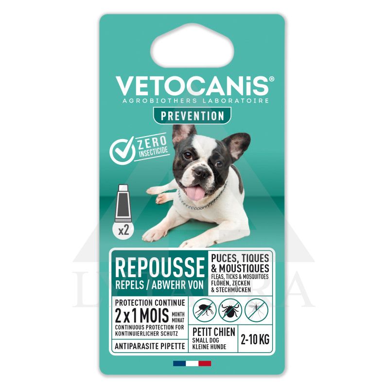 Atbaidantis tirpalas šunims nuo erkių VITA004