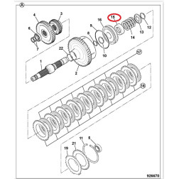 331/16558 APSAUGINIS ŽIEDAS