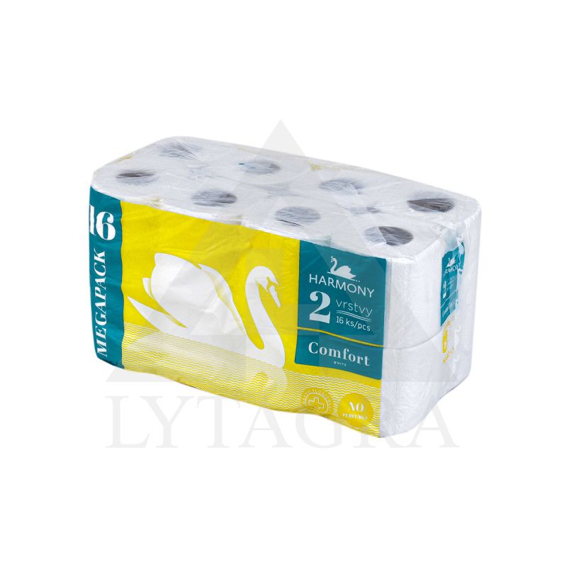 TUALETINIS POPIERIUS HARMONY COMFORT 16 , 2 SLUOKSNIŲ