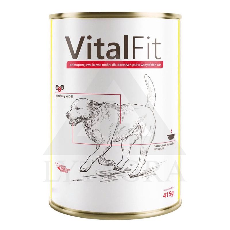 Konservai šunims Vitalfit su jautiena 415 g BFV - 0356