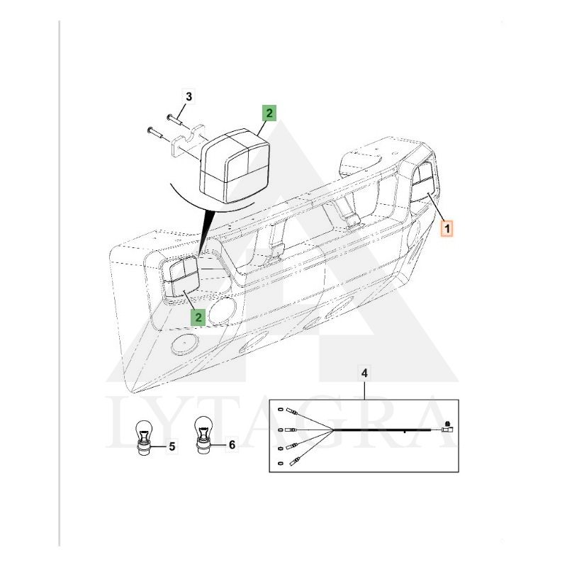 332/B6926 GALINIS ŽIBINTAS D.P.