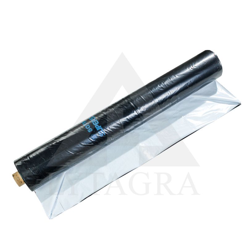 SILOSINĖ PLĖVELĖ JUODA/BALTA 20M 50M 0.150MM , 1000M2