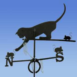 VĖJARODIS "KATINAS" JUODAS