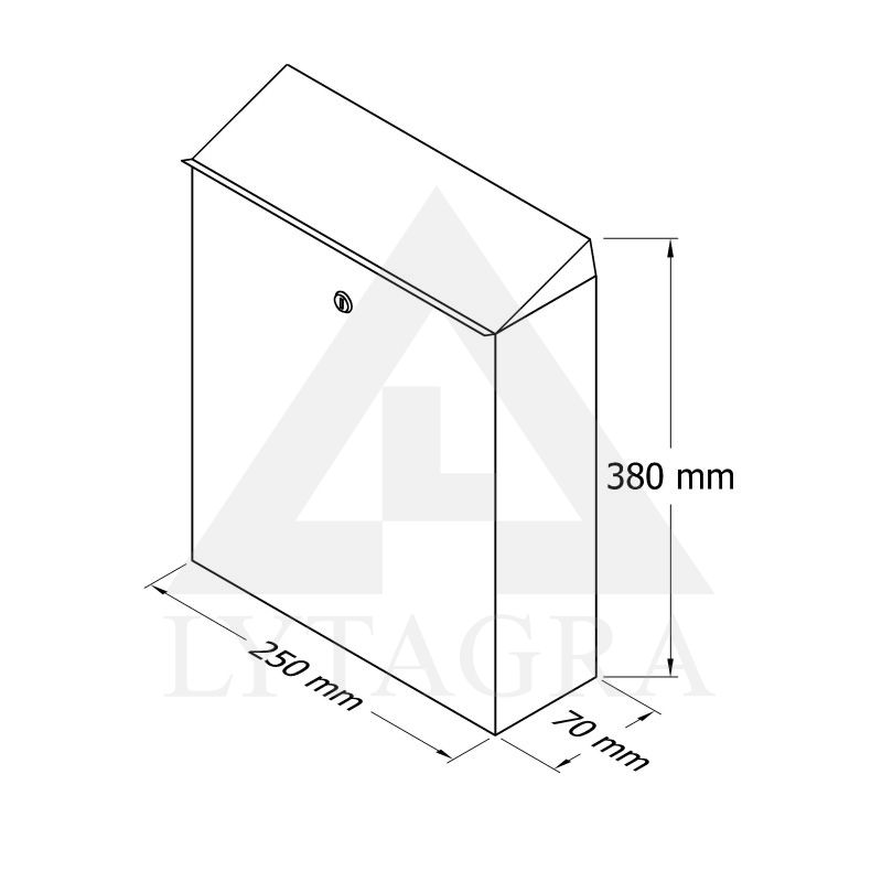 PAŠTO DĖŽUTĖ PD950 PILKOS SP.