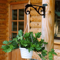 GĖLIŲ LAIKIKLIS FIGŪRINIS2 JUODAS