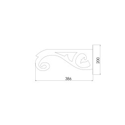 GĖLIŲ LAIKIKLIS FIGŪRINIS2 JUODAS