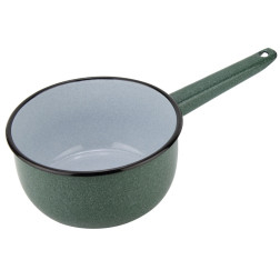 KAUŠAS EMAL. 16CM 1,6L GREEN