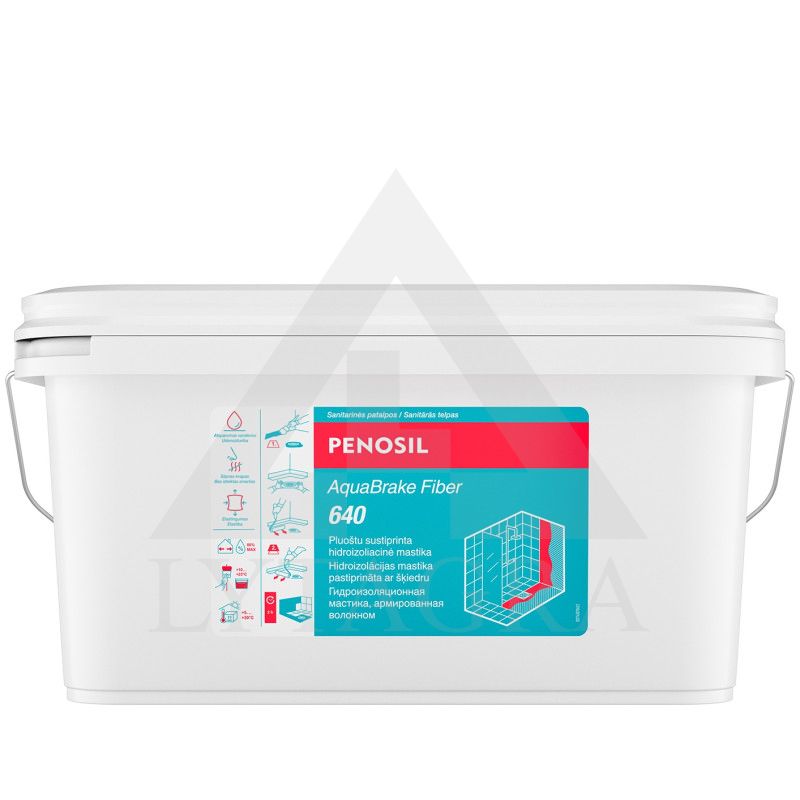 PENOSIL AquaBrake Fiber 640 hidroizoliacinė mastika 7 kg