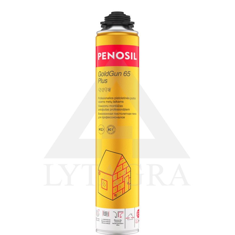 PENOSIL GoldGun 65 Plus pistoletinės sandarinimo putos 850 ml