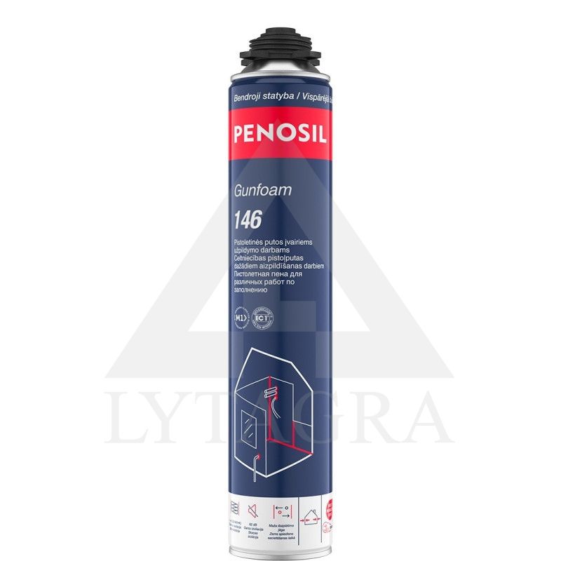 PENOSIL EasyPRO All Purpose visų paskirčių silikoninis hermetikas pilkas 310 ml