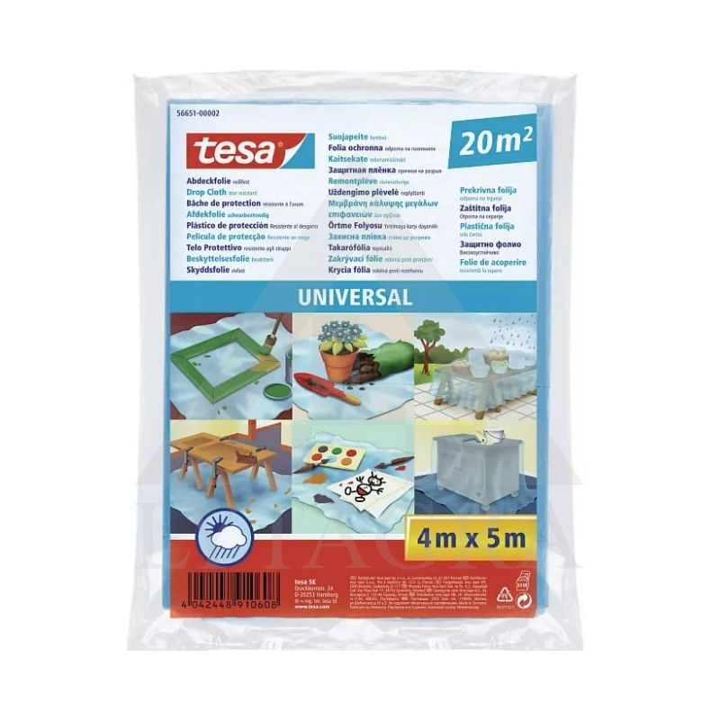 TESA APSAUGINĖ DAŽYMO PLĖVELĖ 4MX5M