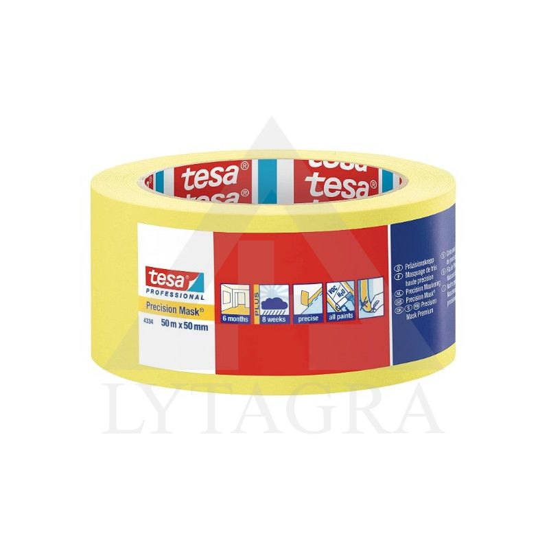 DAŽYMO JUOSTA TESA GELTONA 50MX50MM