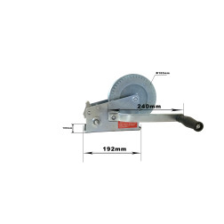 Rankinis traukimo mechanizmas Realtek 124018-3000, 1350kg