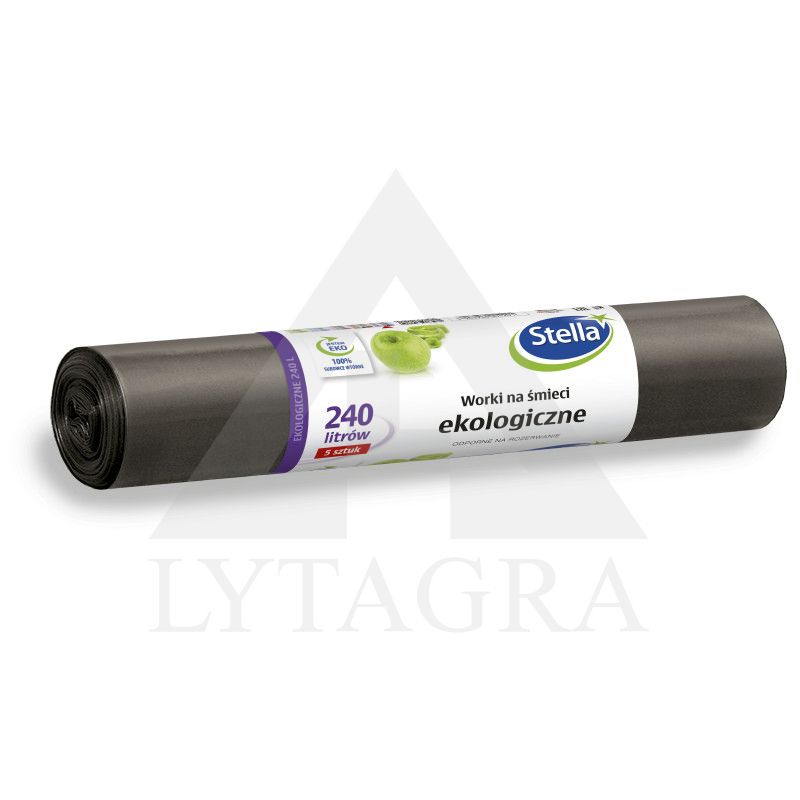 STELLA Ekologiški šiukšlių maišai 240 L (148 x 128 cm)