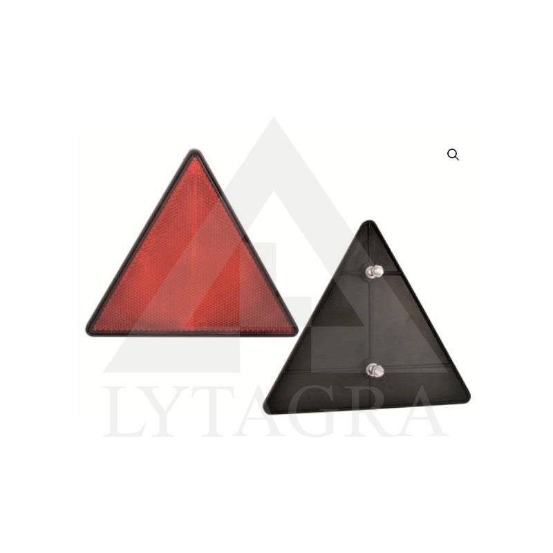 Trikampis atšvaitas su varžt. juodu rėmeliu V/RJ